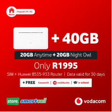Huawei B535-933 4G CPE 3 Router + 40GB Vodacom LTE Data